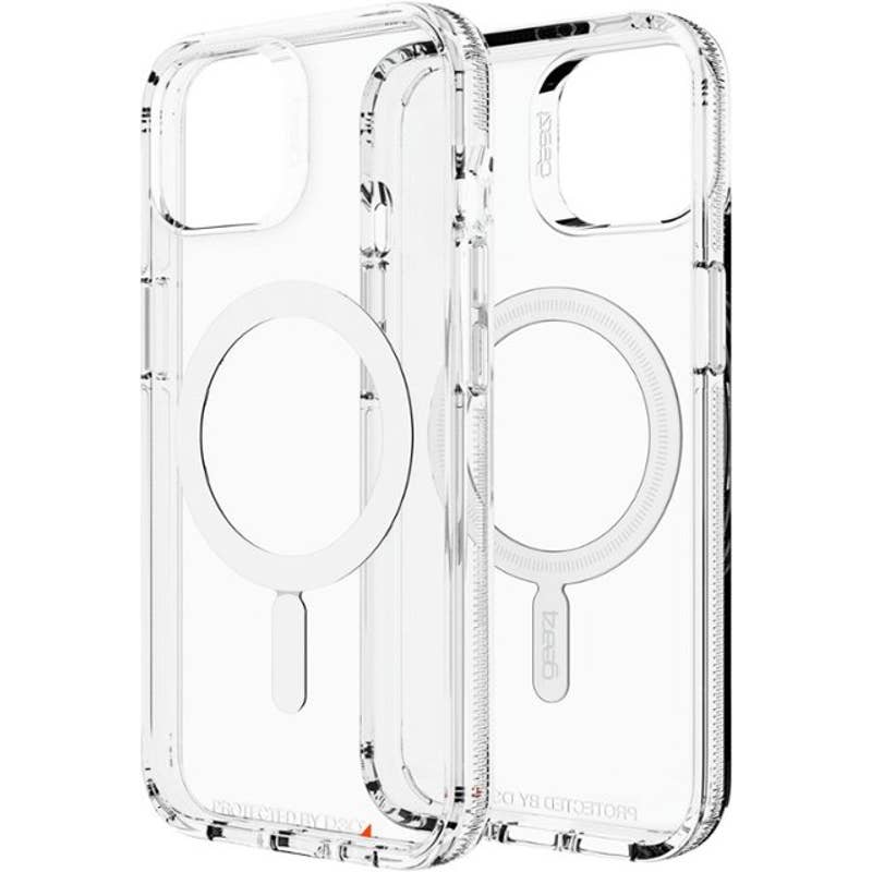 ZAGG - 702008367 Gear4 Crystal Palace Snap MagSafe Compatible Case for Apple iPhone 13 - Clear