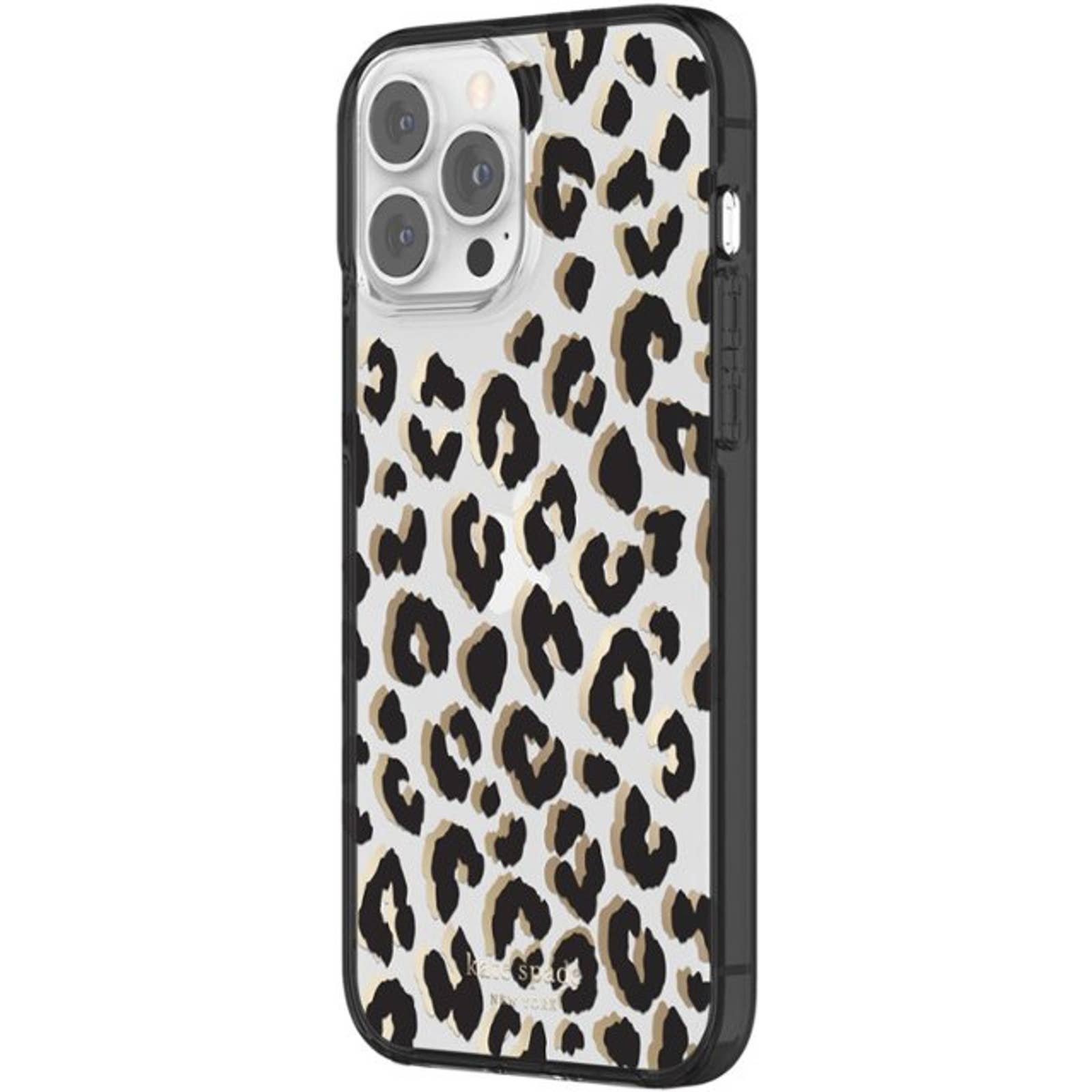 kate spade new york - KSIPH-189-CTLP /KSIPH-189-CTLB Protective Hardshell Case for iPhone 13/12 Pro Max- Leopard/Leopard Pink
