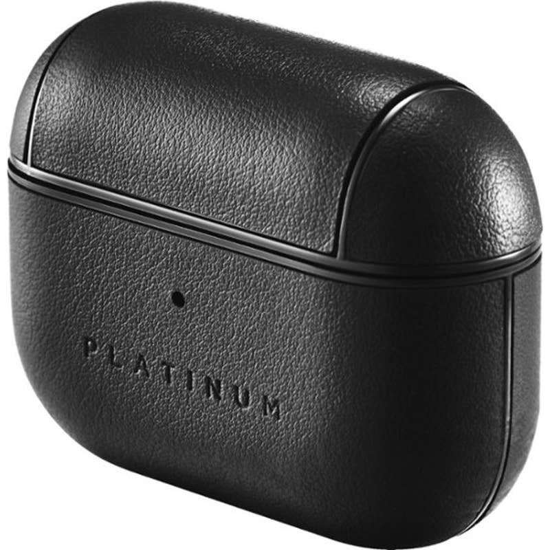 Platinum™ -  PT-APPCLBK21 Leather Case for Apple AirPods Pro - Black