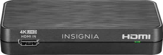 Insignia™ - NS-HZ340 HDMI Audio Extractor with 4K and HDR Support - Black