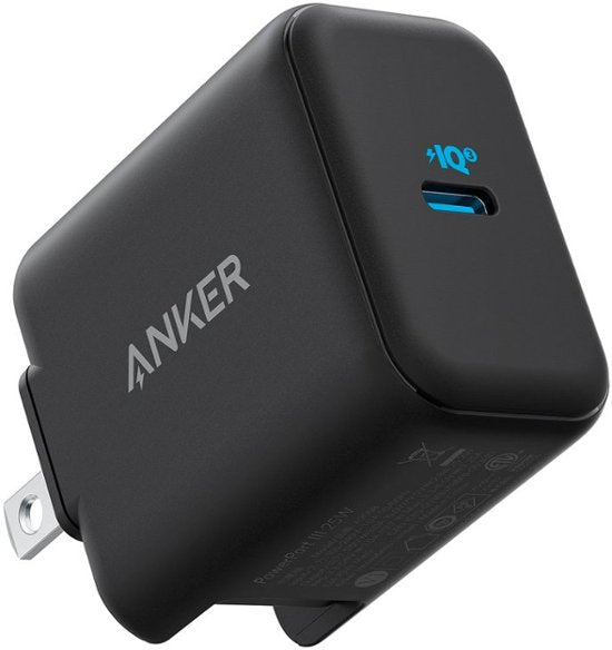 Anker - A2058J11-1 PowerPort III 25W PD Fast Wall Charger for Samsung Galaxy & other Devices - Black